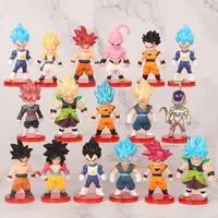 Anime Dragon Ball Z Character Cute Version PVC Action Figure Model Toy