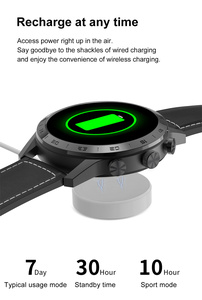 ใหม่ 2023 ไร้สายชาร์จสมาร์ทวอทช์ผู้ชายสมาร์ทวอทช์ IP68 นาฬิกากันน้ำสร้อยข้อมือฟิตเนสสำหรับแอนดรอยด์ - Product Image 2
