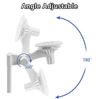 Soporte de pared para cámara con rotación de 180 grados y ángulo ajustable con base para Tp-Link Tapo C210