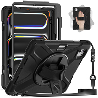 Vente en gros Étui rigide en silicone pour tablette avec bandoulière pour iPad pro 11 2024 Étuis et étuis pour tablette