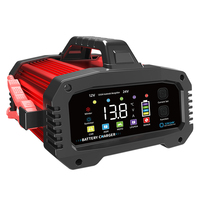 Réparation intelligente d'impulsion chargeur de batterie automatique en 7 étapes voiture moto 12V25A 24V15A batterie plomb-acide AGM lifepo4