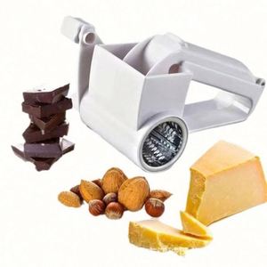 Râpe à fromage et chocolat multifonctionnelle en acier inoxydable avec manivelle, écologique, logo personnalisé, OEM/ODM accepté - Product Image 6
