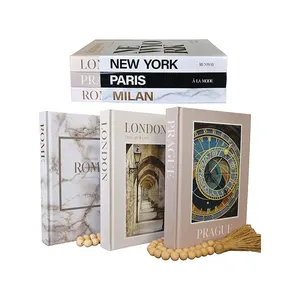 빈 페이지 장식 책 패션 디자이너 가짜 책 장식 상자 현대 커피 테이블 책