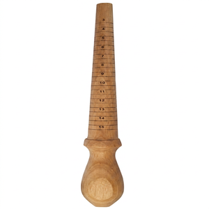 Mandrin à anneaux en bois massif SUNTOOLS/STIPL modèle 441A de haute qualité, aide à remodeler les anneaux pliés et à former de nouveaux anneaux de la taille et de la forme souhaitées. - Product Image 1