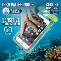 Pochette de téléphone étanche en PVC avec écran tactile, sac de plongée personnalisé