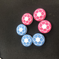 Capuchons de joystick 3D antidérapants en silicone anti-jaunissement pour manettes de jeu