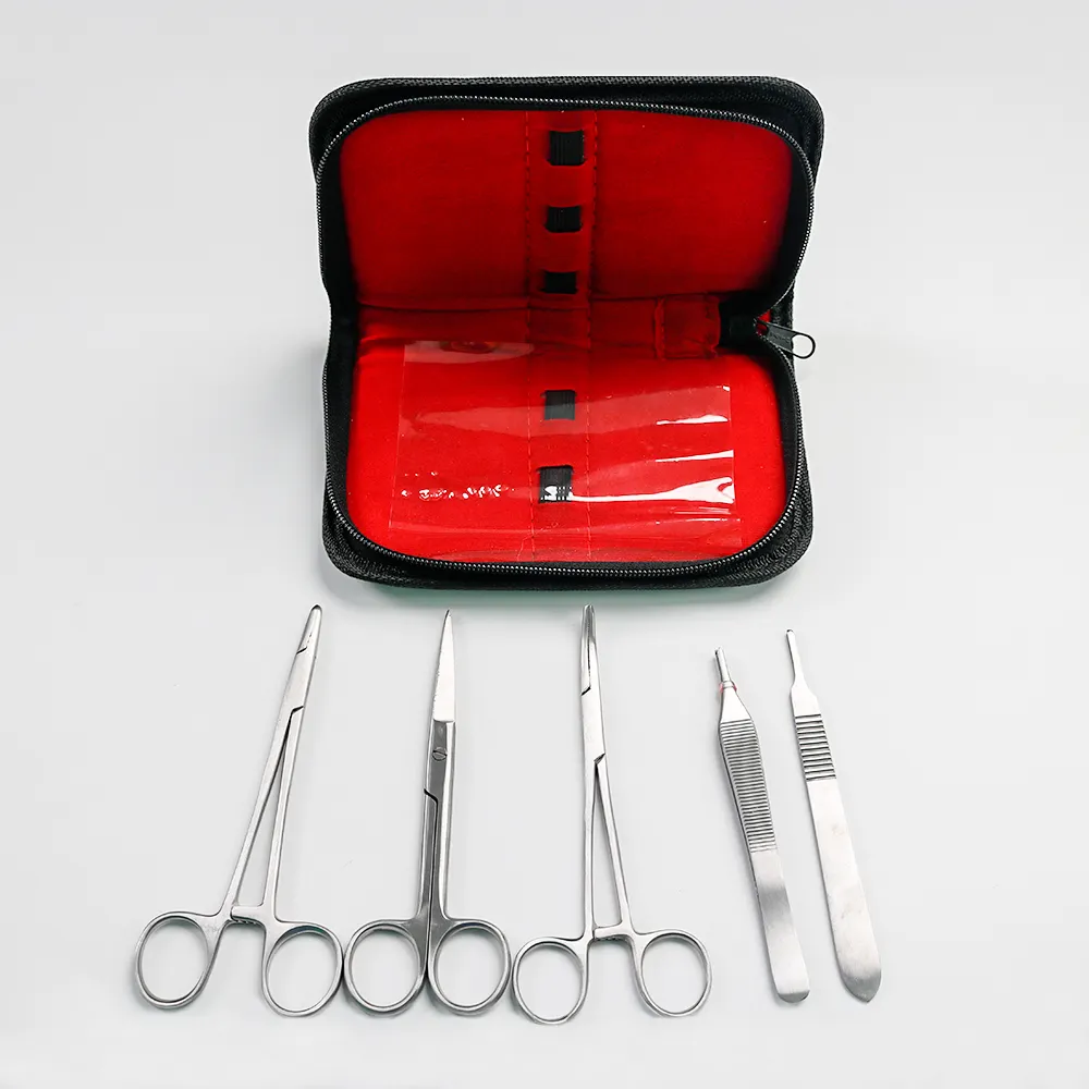 5 Pcs Dental Chirurgische Instrumenten Hechtdraad Scheur Kit Medische Chirurgie Chirurgen Set