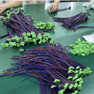 线束1015 # 22AWG 5.08毫米间距2p可插拔端子块电线和电缆组件制造商线束 - Product Image 6