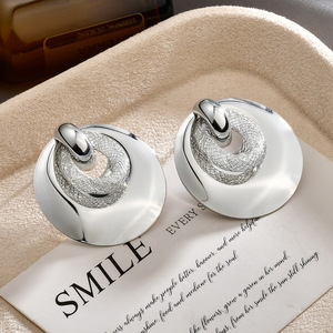 Geometric Stud <b>Earrings</b> Gold Plated Alloy Women's Party Fashion Jewelry - Product Image 4