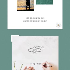 Anillo de Cadena de Moda SunStar con Piedras Preciosas de Circonita Cúbica con Corte Esmeralda en Plata de Ley 925 - Product Image 4