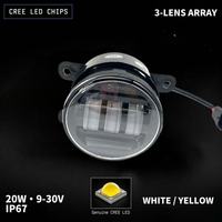 Venta al por Mayor de Faros Antiniebla LED de un Solo Color de 20 W, 9-30 V, 6000 K, 3000 K, OE 33900-T0A-A01 para Honda CR-V 2012