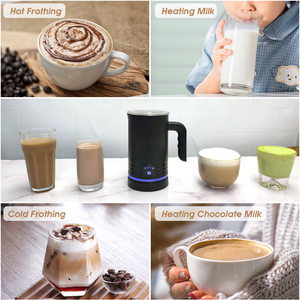 Mousseur à <span class=keywords><strong>lait</strong></span> <span class=keywords><strong>chaud</strong></span>/<span class=keywords><strong>froid</strong></span> avec intérieur en acier inoxydable pour cafetière Latte art chocolat <span class=keywords><strong>chaud</strong></span> électrique <span class=keywords><strong>lait</strong></span> vapeur moussant machine - Product Image 3