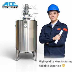 Máquina para Hacer Gel Desinfectante de Solución de Carbomer en Agua y Alcohol, Mezclador con Impulsor de Hélice, Tanque de Mezcla de Acero Inoxidable - Product Image 4