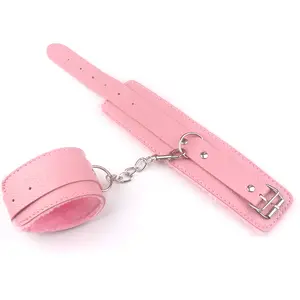 Furry Plush Handcuffs Leather Sex Hand Cuffs Adult Erotic Toys bdsm Restraint Shackle Devices SM bondage Handcuff