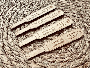 Test de <span class=keywords><strong>grossesse</strong></span> en bois personnalisable Artisanat en bois artisanal <span class=keywords><strong>Annonce</strong></span> <span class=keywords><strong>personnalisée</strong></span> en bois <span class=keywords><strong>Annonce</strong></span> de <span class=keywords><strong>grossesse</strong></span> unique - Product Image 4