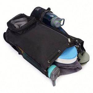 Portable Travel Gym Swimming Pool Bag Fashion Lightweight Mesh <b>Drawstring</b> Sport <b>Backpack</b> - Product Image 6