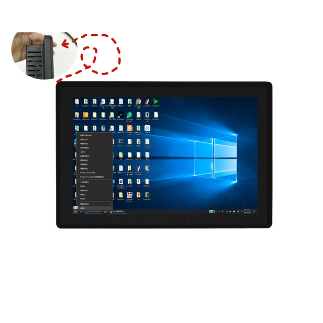 Industrial Control All-in-One Monitor 10.1 Inch 12800x800 IPS LCD Embedded Capacitive Touch Screen USB Serial New Industrial