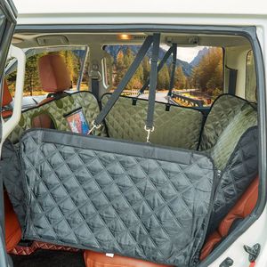 Tapis de voyage imperméable et anti-rayures pour animaux de compagnie, hamac de protection pour siège arrière de voiture avec fenêtres - Product Image 4