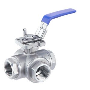 Válvula de Bola de Rosca Manual de Acero Inoxidable 304/316 de Alta Calidad, Diseño de 3 Vías y 3 Piezas, para Agua, Personalizable OEM - Product Image 6