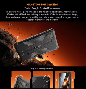 Version Globale Nouvelle Tablette Durcie Blackview Active <span class=keywords><strong>5</strong></span> 6 Go + 128 Go <span class=keywords><strong>8</strong></span>,68 Pouces Étanche Android 15 Octa Core 4G LTE Usage Professionnel - Product Image 6