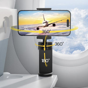 Support universel pour téléphone de voyage en avion Support pour téléphone de bureau Rotation multidirectionnelle à 360 degrés Support pour téléphone indispensable - Product Image 1