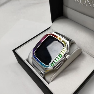 Boîtier de <span class=keywords><strong>cadran</strong></span> de montre en acier inoxydable 316I avec logo personnalisé 44mm 45mm pour <span class=keywords><strong>Apple</strong></span> Smartwatch Series 4/5/6/<span class=keywords><strong>7</strong></span> - Product Image 6