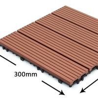 Dalles de terrasse modulaires en WPC à grain droit pour l'extérieur, pour jardin, terrasse, bord de piscine, Pisos Para Exteriores, ignifuges