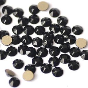 Cristales de Vidrio Strass Negros Planos 2088 al por Mayor con 16 Facetas, Sin Fijación en Caliente, para Zapatos, Bolsos y Vestidos - Product Image 5