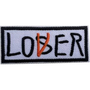 แพทช์ปักลาย Loser Lover ขนาด 3 นิ้ว สำหรับรีดติดกระเป๋า เสื้อผ้า หมวก กางเกงยีนส์ - Product Image 1