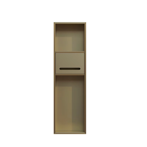 <span class=keywords><strong>Niche</strong></span> de <span class=keywords><strong>douche</strong></span> murale gain de place en acier inoxydable 304 finition satinée Norye avec distributeur de papier toilette pour hôtels - Product Image 1