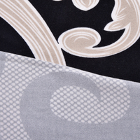 Housses de canapé et de chaise en tissu tricoté polyester élasthanne 100D, respirant, extensible, antistatique, à motif géométrique abstrait, poids moyen