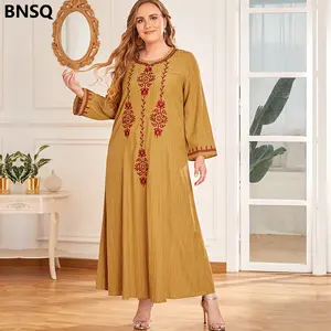 Moda donna Eid turchia Hijab musulmano donna caftano arabo Dubai Abaya stile caftano abito da ballo caftani all'ingrosso