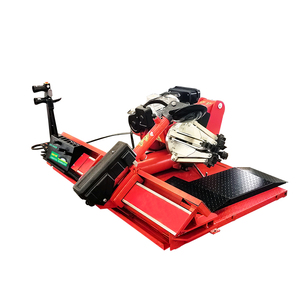 Elevador de Autos de Dos Postes Rojo con Cambiador de Neumáticos para Mantenimiento y Reparación de Vehículos - Product Image 4