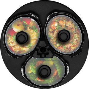 Cuisinière lente électrique automatique intelligente à <span class=keywords><strong>triple</strong></span> céramique 2qt*3, étanche, pour buffet, hôtel et usage domestique, fournie par l'usine - Product Image 5