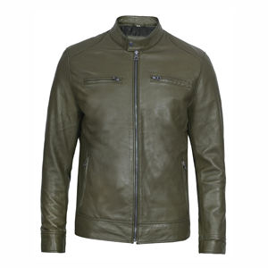 Meilleure vente Veste en cuir de qualité supérieure pour homme Tailles personnalisées Toile fine Enduit de différentes couleurs Qualité supérieure - Product Image 4