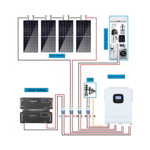 High Efficiency All in One <b>48V</b> Lithium <b>Battery</b> 10-20Kw Solar Board Home Energy Power Storage System off Grid CAN - Product Image 1