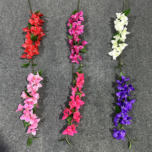 Fleurs artificielles en soie de bougainvillier n° 5 décorations de sol pour mariage, arrangements haut de gamme - Product Image 2