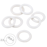 Composants de stores romains, anneaux en plastique pour rideaux, œillets en plastique blancs, accessoires pour rideaux, anneaux pour rideaux de fenêtre
