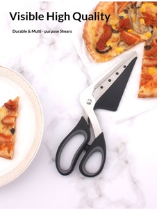 Tijeras Cortadoras de <span class=keywords><strong>Pizza</strong></span> 2 en 1 Desmontables, Herramienta de Repostería de Acero Inoxidable, Tijeras de Cocina Creativas para Hacer <span class=keywords><strong>Pizza</strong></span> y Repostería en Casa - Product Image 1
