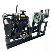 Compresor de Pistón Portátil Diésel de 37kw, Fabricado en China, Refrigerado por Aire, Sin Aceite, con Rodamiento, Capacidad de Aire de 14m, para Remolques de Cemento a Granel