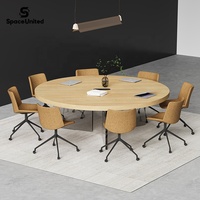SpaceUnited Mobilier de bureau de style italien Poste de travail de luxe Tables de conférence en bois massif