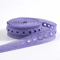 Bande élastique à bord picoté de couleur personnalisée, dentelle festonnée, pour soutien-gorge et lingerie