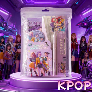 Set di cancelleria KPOP di alta qualità con tema Gruppo di caccia alle streghe, ideale come piccolo regalo premio per l'apprendimento pratico degli alunni - Product Image 1