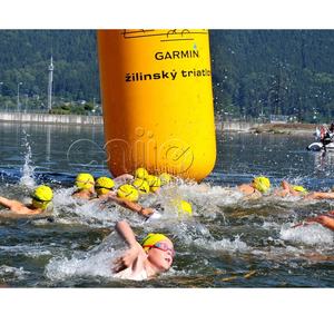 Taille personnalisée PVC l'eau flottant bouées de bain Big River marqueur d'air <span class=keywords><strong>bouée</strong></span> de cylindre <span class=keywords><strong>gonflable</strong></span> - Product Image 2