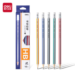 Lápiz Deli Hc198 Hb de madera para escribir, para uso escolar y de oficina, 12 piezas - Product Image 1