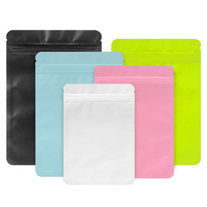 Factory Supply Custom Food Grade Aluminum <b>Foil</b> Zipper Bags with Clear <b>Window</b> Wholesale - Product Image 4