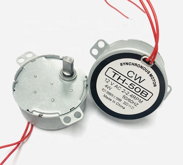 Made in China 49TYJ 12V 2RPM CW 4W SYNCHRONOUS AC MOTOR for LED Advertising Lights