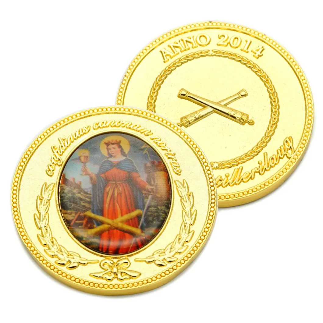 China fabricante de artesanato venda quente nenhum mínimo granel barato impressão do logotipo 3D personalizado lembrança metal ouro desafio moeda euro