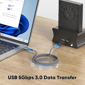 <b>Usb</b> 3.0 Data <b>Cable</b> Male <b>To</b> Male Square Port Computer Ssd Connection <b>Cable</b> 1M 2M 3M Copper Wire Nickel Plating - Product Image 3