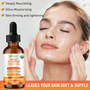 Commercio all'ingrosso nuovo arrivo 100% naturale olio di semi di zucca odore fresco puro olio essenziale per la cura dei capelli della pelle liquido Private Label - Product Image 3